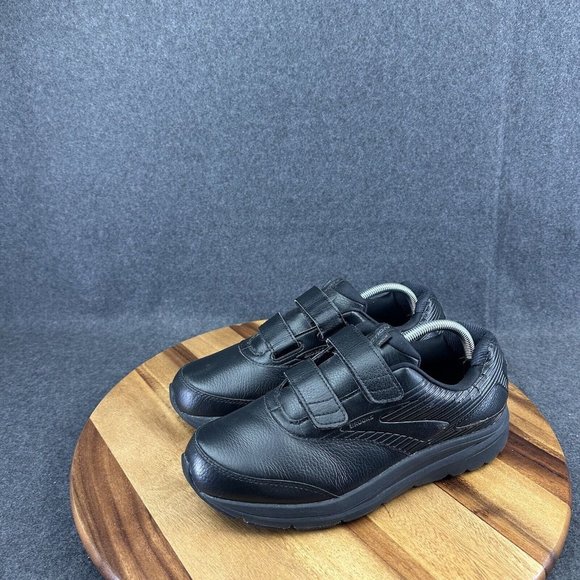 Brooks Women Addiction Walker V-Strap 2 Sneaker 11 Black Slip Resistant Work - Picture 6 of 12
